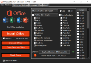 Office 2013-2024 C2R Install / Install Lite 1