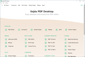Sejda PDF Desktop Pro 1