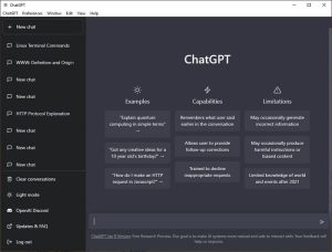 ChatGPT Desktop Application 1