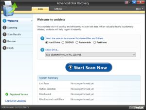 Systweak Advanced Disk Recovery 1