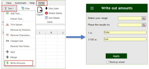 Zbrainsoft Dose for Excel 1