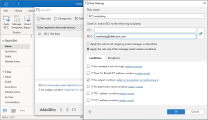 Ablebits AutoBCC for Outlook 2