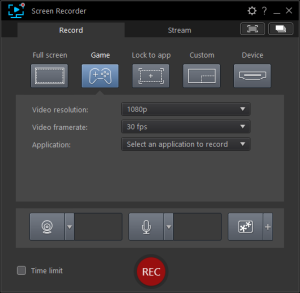 CyberLink Screen Recorder Deluxe 1