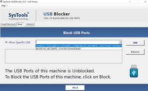 SysTools USB Blocker 1