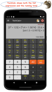 TechCalc+ Scientific Calculator 1