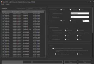 SILKYPIX RAW Converter 1