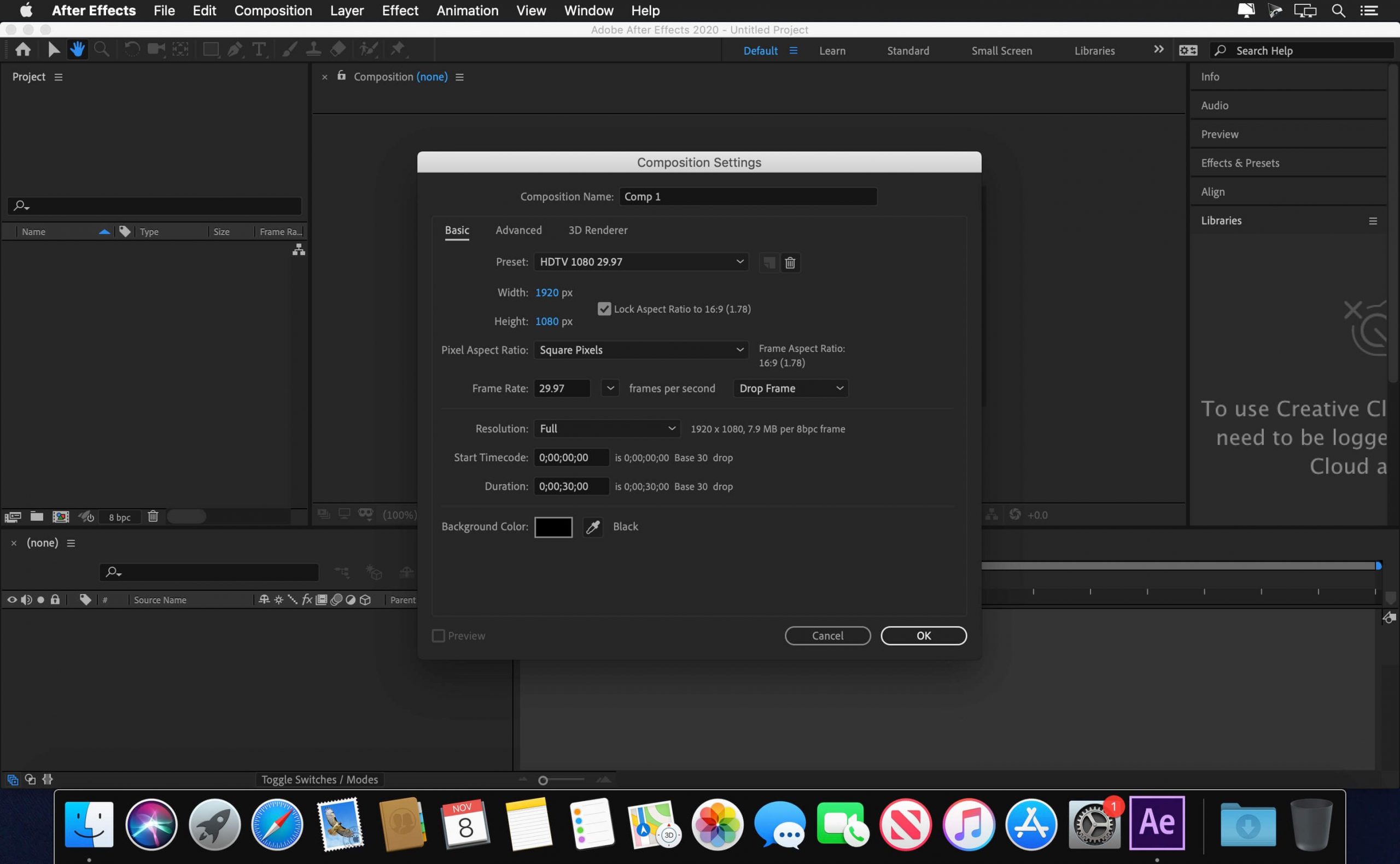 Adobe After Effects 2025 for Mac 1