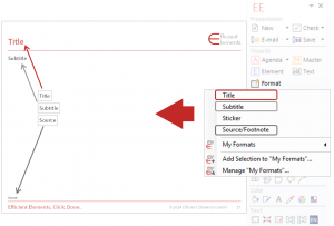 Efficient Elements for presentations 3