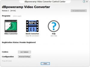 dBpoweramp Video Converter Premier 1